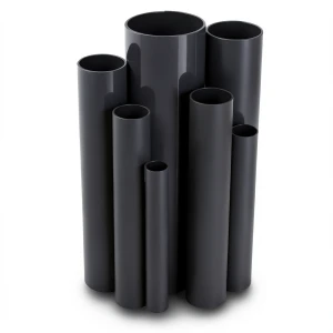 مواسير UPVC ضغط 2.5 بار قطر خارجي 355 مم سمك 2.9 مم لون اسود