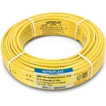 أنابيب HDPE PE 80 ضغط 16 بار قطر 25 مم سمك 2.8 مم لون أصفر | نيبروبلاست