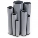 UPVC Pipes Modern Technology Nominal Pressure 13.8  Bar Size 1 ½ inch Thickness 2.29  mm Gray Colour
