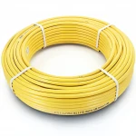 أنابيب HDPE نيبروبلاست PE 100 ضغط 16 بار قطر خارجي 63 مم سمك 5.8 مم لون أصفر 