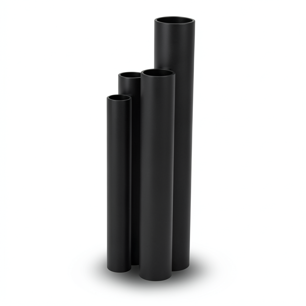 مواسير HDPE SDR 13.6 قطر خارجي 75 مم سمك 5.6 مم أسود