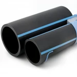أنابيب HDPE الوطني لشبكات المياه  ضغط 6 بار قطر خارجي 75 مم سمك 2.3 مم لون اسود