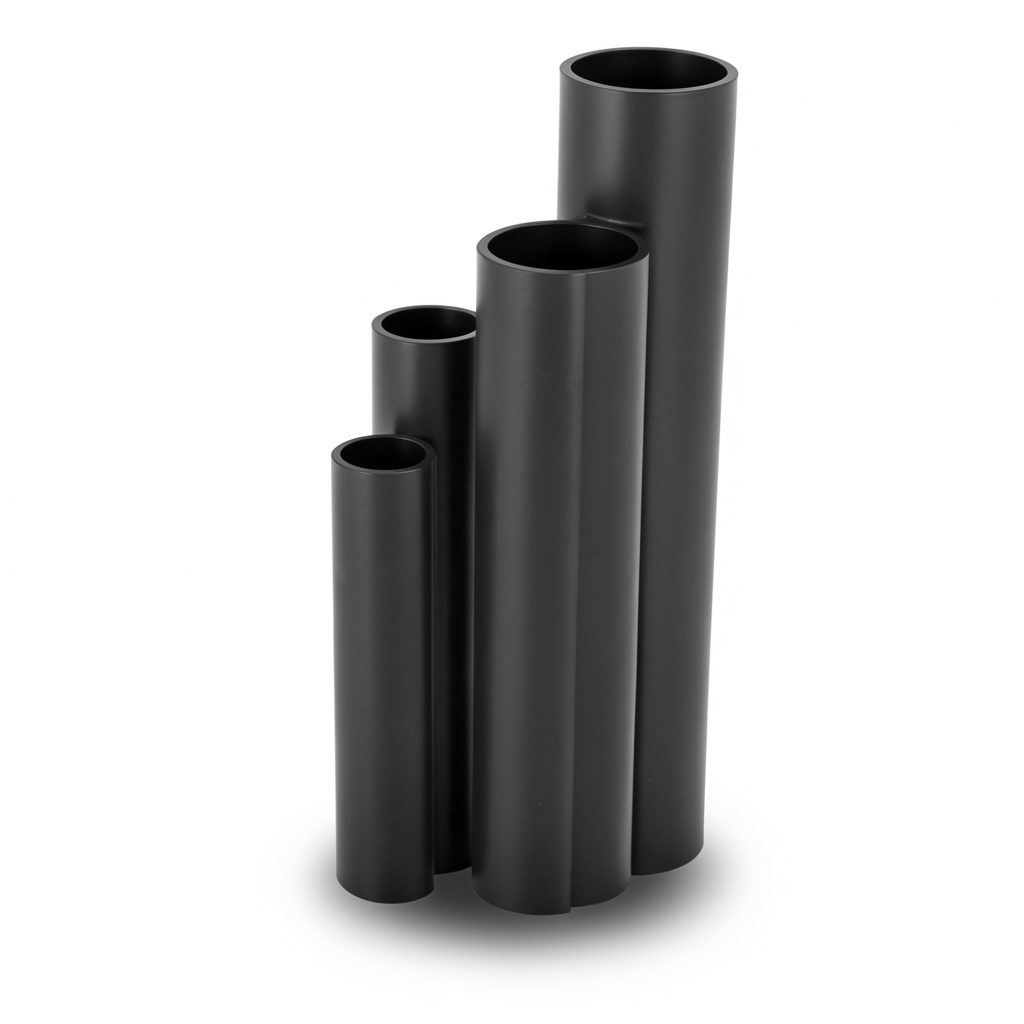 مواسير HDPE SDR 17.6 قطر خارجي 40 مم سمك 2.3 مم لون أسود
