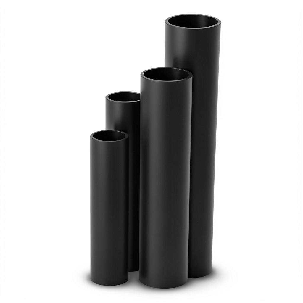 HDPE Pipes SDR 17.6 Outside Diameter 50 mm Thickness 2.9 mm Black