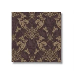 Wall Decoration Classic Design 10 m x 1.06 m Dark Brown, Model 81872