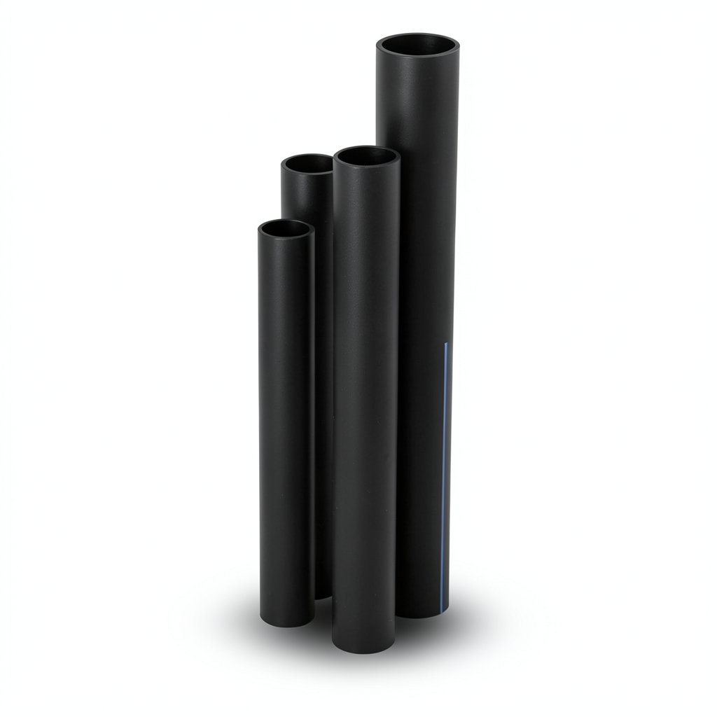 مواسير HDPE SDR 11 قطر خارجي 315 مم سمك 28.6 مم لون أسود