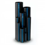 مواسير HDPE سابكو PE 100 ضغط 6 بار قطر خارجي 50 مم سمك 2 مم لون اسود