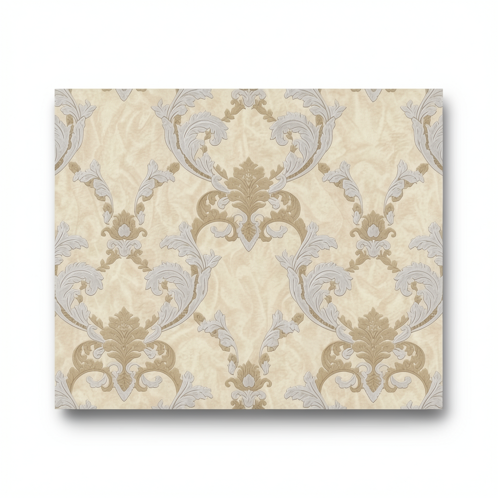 Italian Wall Decoration Classic Design 10 m x 1.06 m Beige, Model 81875