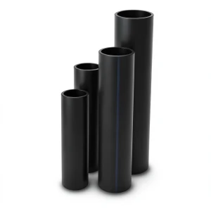 مواسير HDPE نسبة الأبعاد القياسية 11 قطر خارجي 400 مم سمك 36.3 مم لون أسود