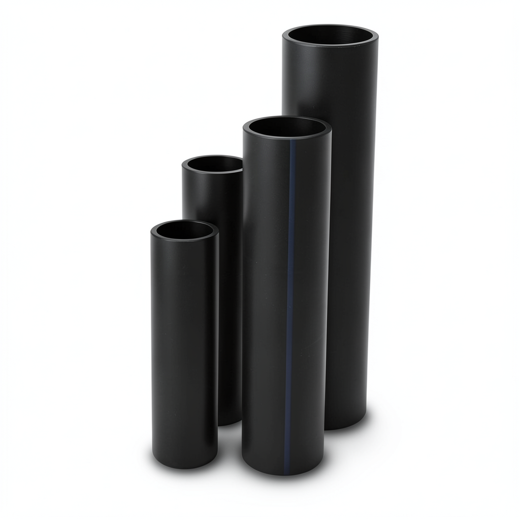 مواسير HDPE نسبة الأبعاد القياسية 11 قطر خارجي 400 مم سمك 36.3 مم لون أسود