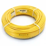 أنابيب HDPE نيبروبلاست PE 100 ضغط 16 بار قطر خارجي 90 مم سمك 8.2 مم لون أصفر 