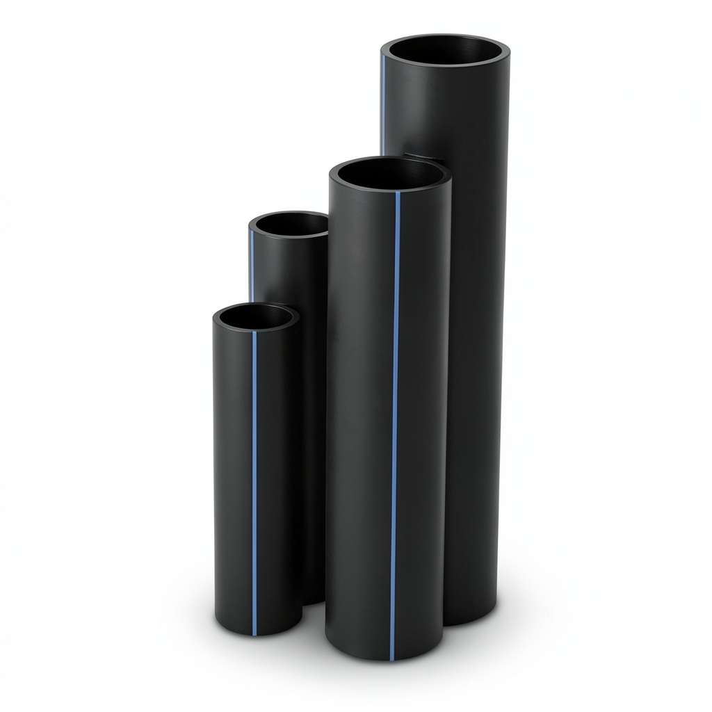 مواسير HDPE SDR 11 قطر خارجي 500 مم سمك 45.4 مم لون أسود