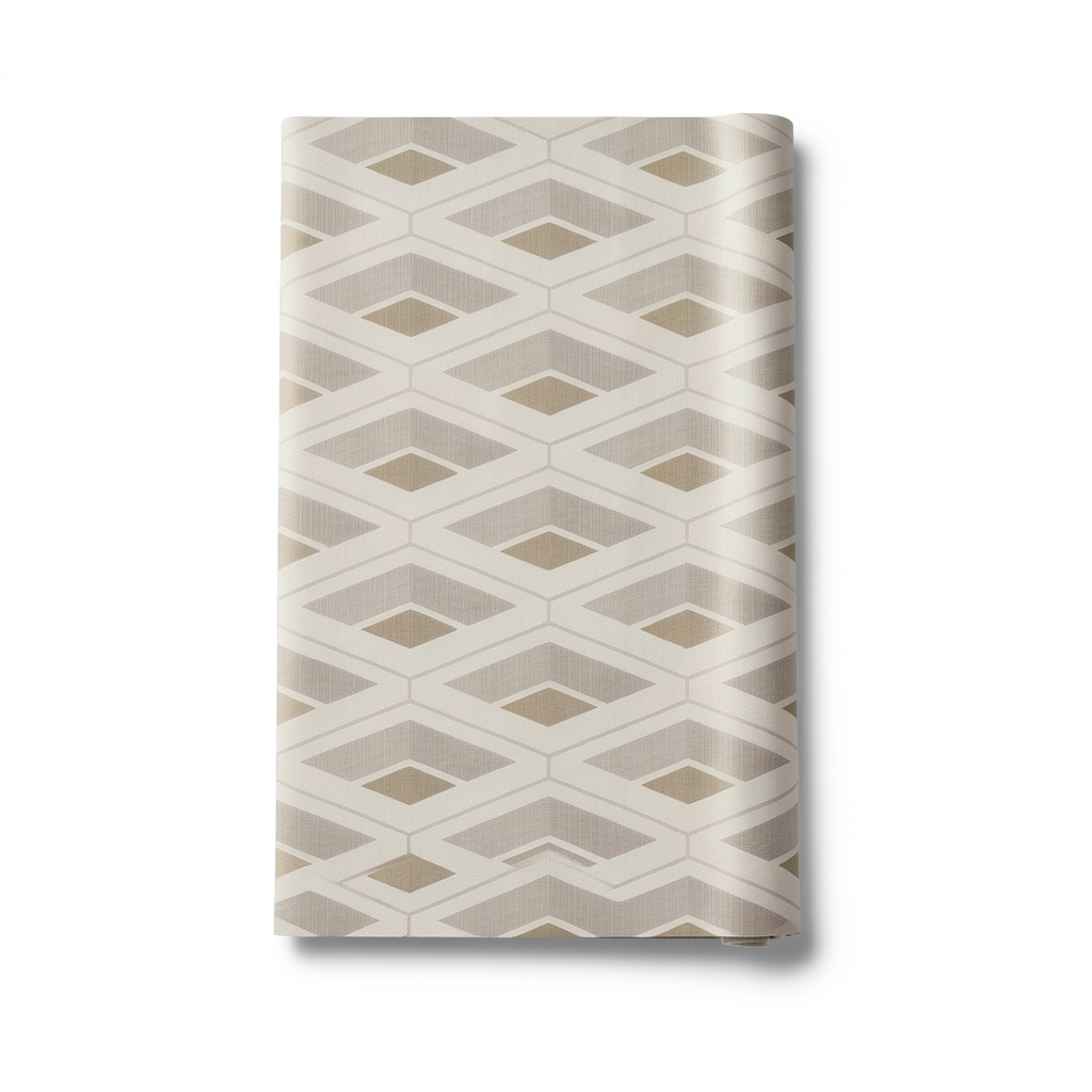 Geometric Wallpaper Light Brown 10m x 0.70m, Model Z76016