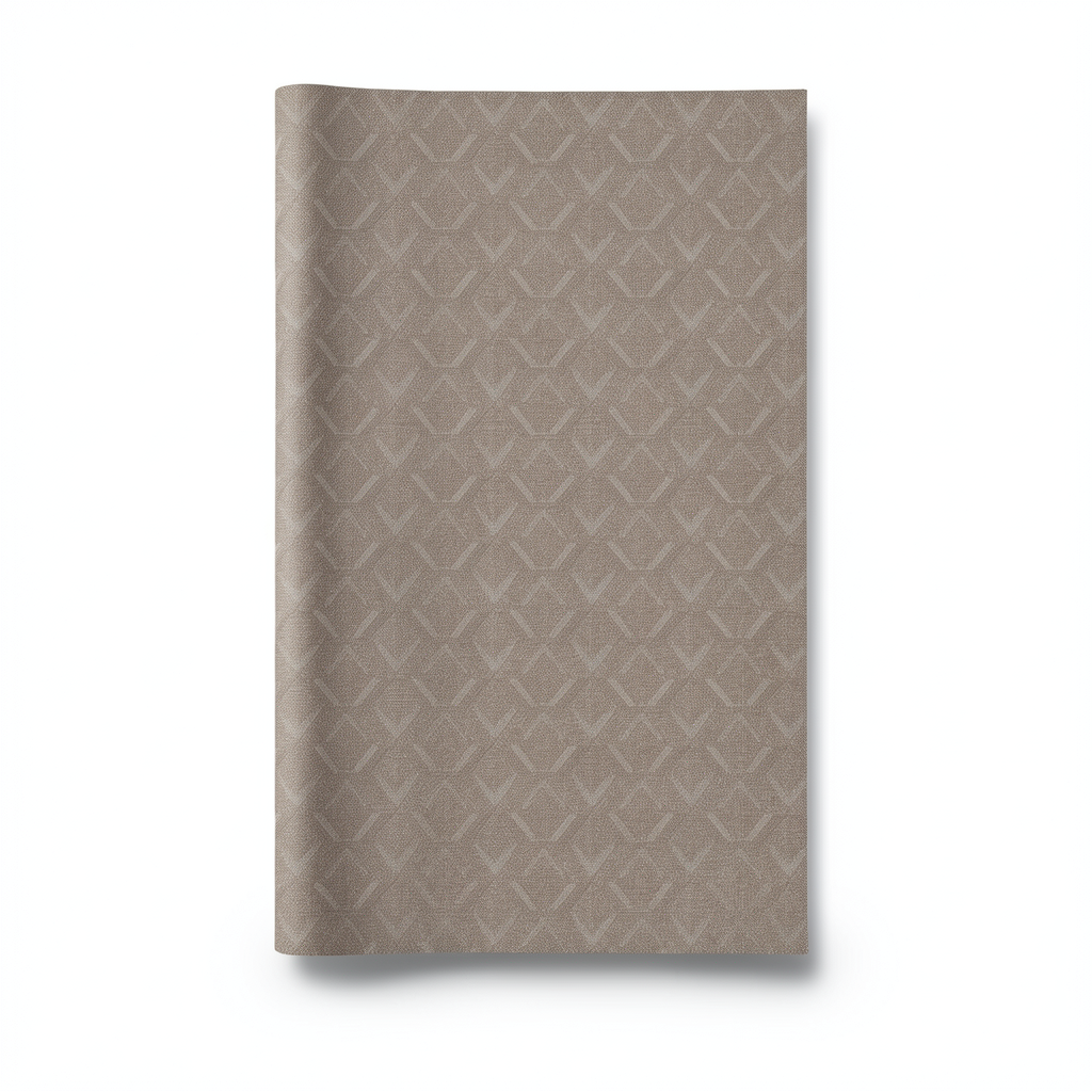 Geometric Wallpaper Brown 10m x 0.70m, Model Z76020