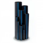 Sappco HDPE Pipes PE 100 Pressure 6 Bar Outside Diameter 225 mm Thickness 8.6 mm Black Color
