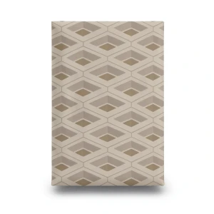 Geometric Wallpaper Light Brown 10m x 0.70m, Model Z76016