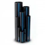 Sappco HDPE Pipes PE 100 Pressure 6 Bar Outside Diameter 180 mm Thickness 6.9 mm Black Color
