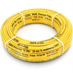 أنابيب HDPE PE 80 ضغط 16 بار قطر 25 مم سمك 2.8 مم لون أصفر | نيبروبلاست