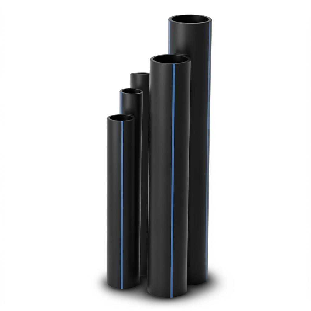 HDPE Pipes SDR 13.6 Outside Diameter 75 mm Thickness 5.6 mm Black