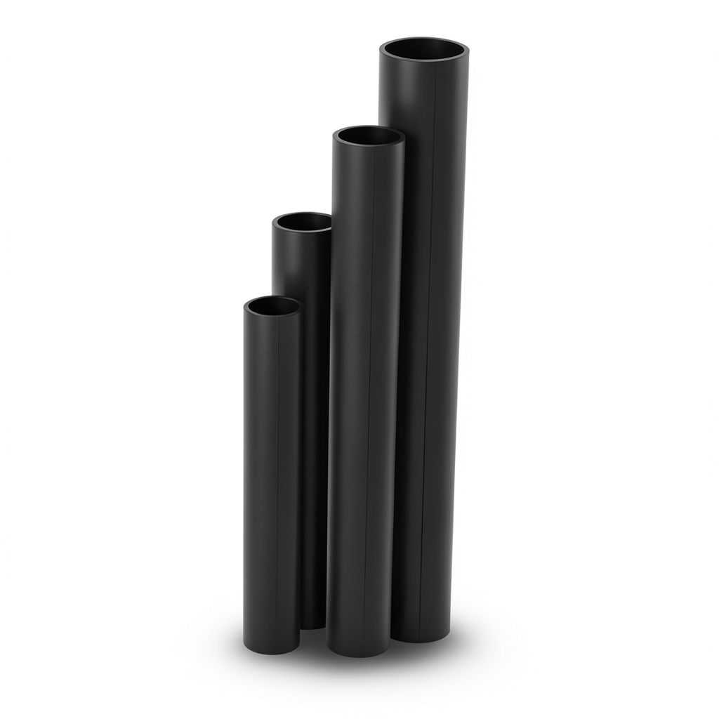 مواسير HDPE SDR 17.6 قطر خارجي 40 مم سمك 2.3 مم لون أسود