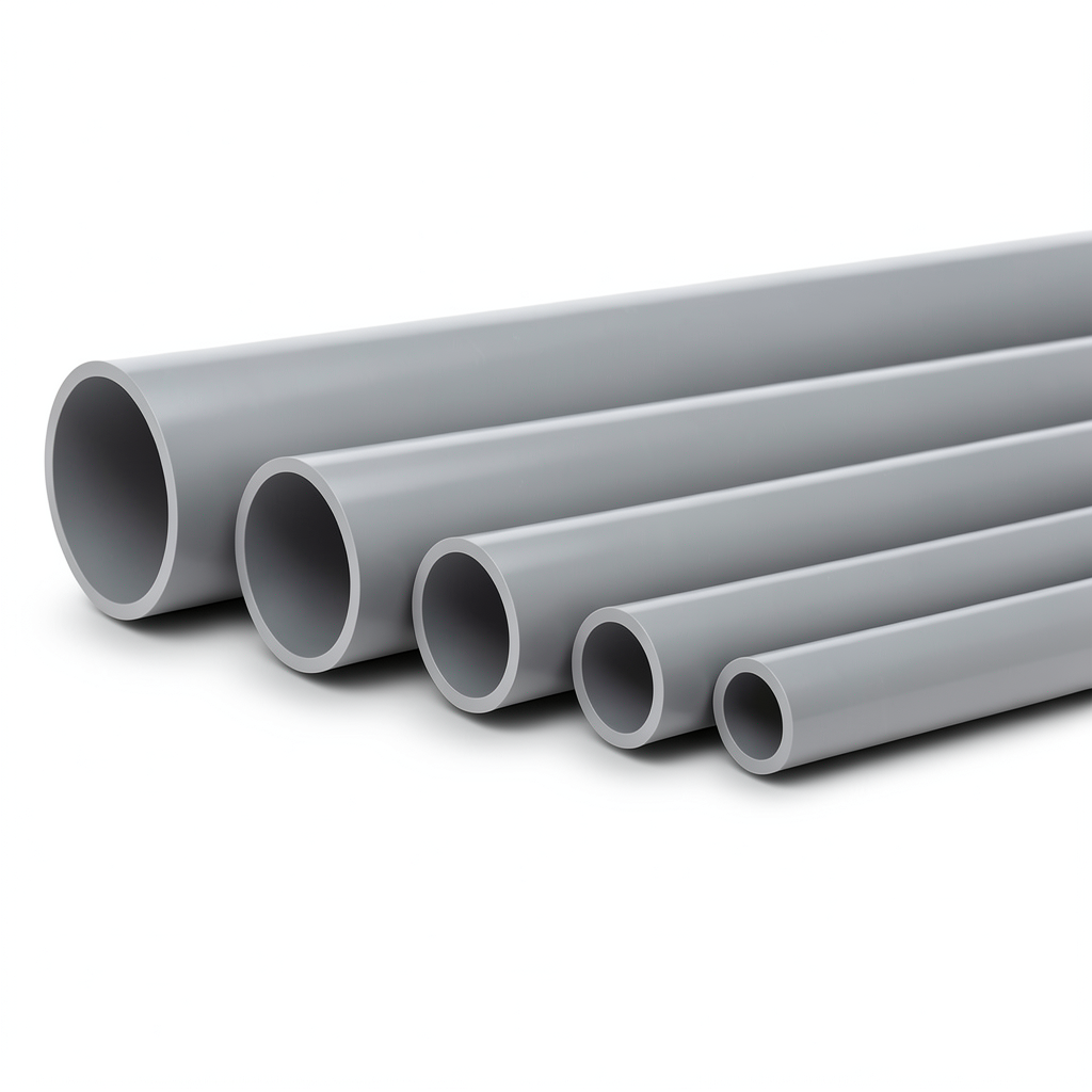 UPVC Pipes Nominal Pressure 2 Bar Outside Diameter 450 mm Thickness 3.6 mm Gray