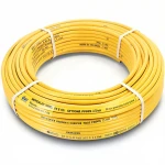 أنابيب HDPE نيبروبلاست PE 100 ضغط 16 بار قطر خارجي 25 مم سمك 2.3 مم لون أصفر 