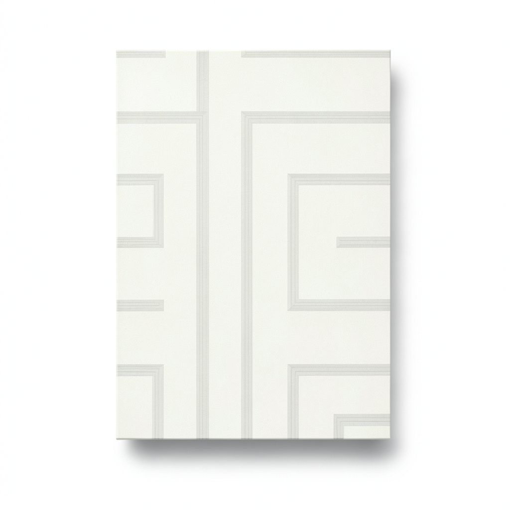 Geometric Wallpaper Creamy Color 10m x 0.70m, Model Z76021