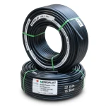 أنابيب HDPE PE 80 ضغط 16 بار قطر خارجي 32 مم سمك 3.6 مم أسود | نيبروبلاست