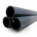 مواسير HDPE نيبروبلاست PE 100 ضغط 16 بار قطر خارجي 160 مم سمك 14.6 مم لون اسود