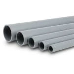 أنابيب UPVC ضغط اسمي 6 بار قطر خارجي 110 مم سمك 3.2 مم لون رمادي