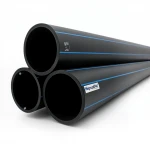 مواسير HDPE نيبروبلاست PE 100 ضغط 16 بار قطر خارجي 180 مم سمك 16.4 مم لون اسود