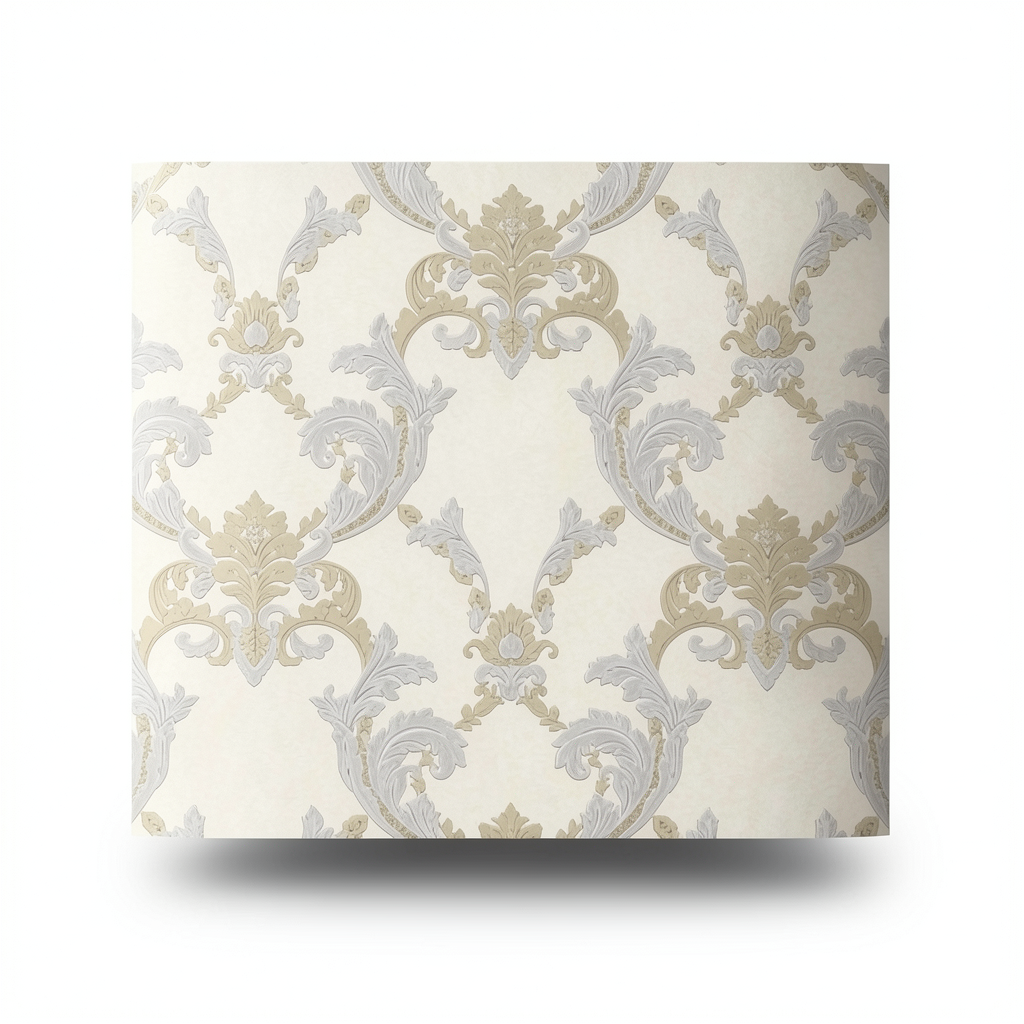 Wallpaper Classic Design 10 m x 1.06 m Light Beige, Model 81857