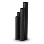 HDPE Pipes SDR 17.6 Outside Diameter 110 mm Thickness 6.3 mm Black