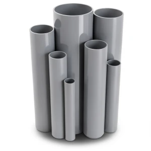 UPVC Pipes Pressure 4 Bar Outside Diameter 355 mm Thickness 7 mm Gray