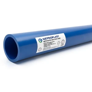 HDPE Pipes PE 100 Pressure 20 Bar Outside Diameter 250 mm Thickness 27.9 mm Blue | NEPROPLAST