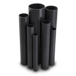 مواسير UPVC ضغط 6 بار قطر خارجي 355 مم سمك 10.4 مم لون اسود
