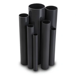 مواسير UPVC ضغط 6 بار قطر خارجي 355 مم سمك 10.4 مم لون اسود
