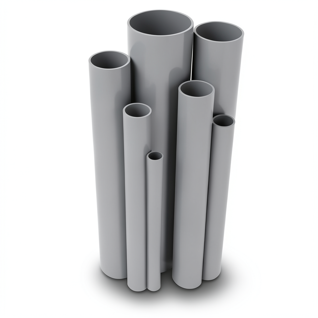 UPVC Pipes Nominal Pressure 10 Bar Outside Diameter 355 mm Thickness 16.9 mm Gray