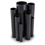 مواسير UPVC ضغط اسمي 10 بار قطر خارجي 355 مم سمك 16.9 مم لون اسود
