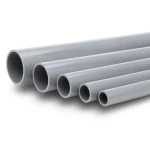 مواسير UPVC ضغط 2 بار قطر خارجي 250 مم سمك 2.0 مم لون رمادي
