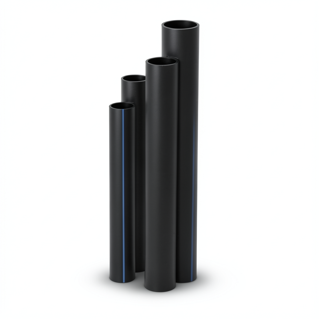 HDPE Pipes SDR 17.6 Outside Diameter 90 mm Thickness 5.1 mm Black