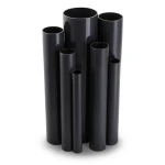 مواسير UPVC ضغط 2.5 بار قطر خارجي 400 مم سمك 3.2 مم لون اسود