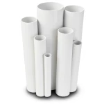 مواسير UPVC ضغط 4 بار قطر خارجي 400 مم سمك 7.9 مم لون أبيض