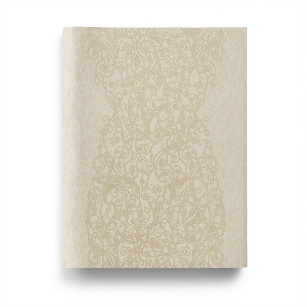 Italian Wallpaper Patterned Design 10 m x 0.70 m Beige