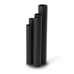 أنابيب HDPE SDR 17.6 قطر خارجي 180 مم سمك 10.2 مم لون أسود