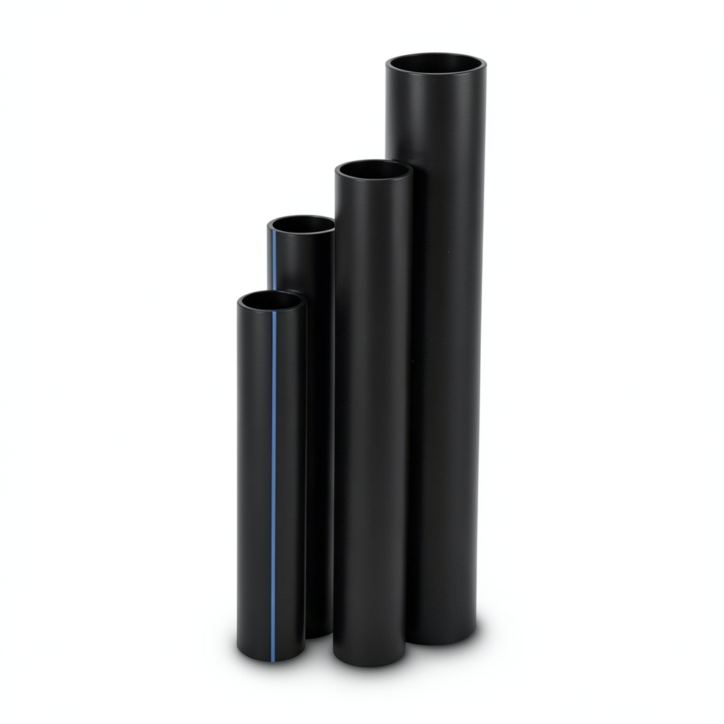 HDPE Pipes SDR 13.6 Outside Diameter 160 mm Thickness 11.8 mm Black
