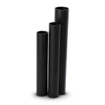 أنابيب HDPE SDR 17.6 قطر خارجي 200 مم سمك 11.4 مم لون أسود