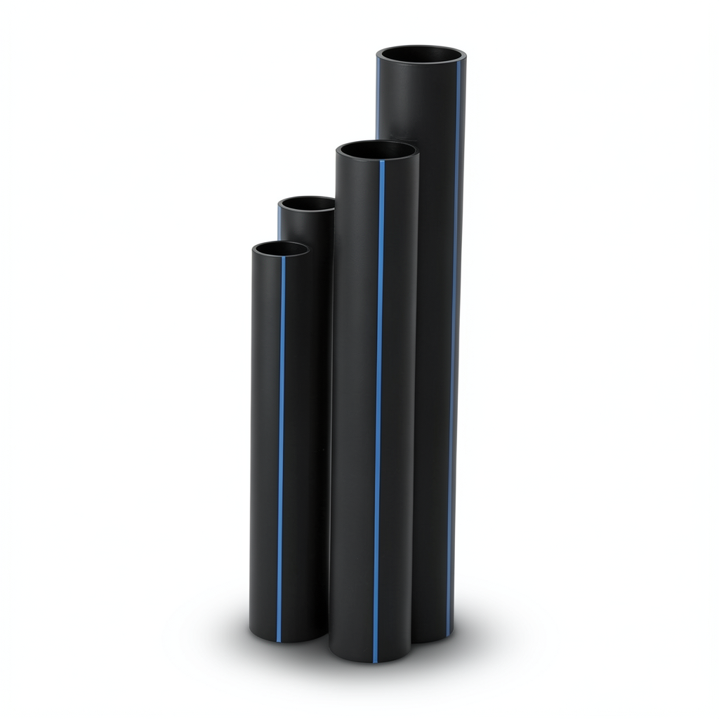 Al-Jawdah HDPE Pipes SDR 13.6 Outside Diameter 200 mm Thickness 14.7 mm Black