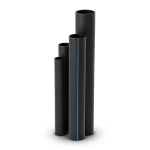 HDPE Pipes SDR 17.6 Outside Diameter 140 mm Thickness 8.0 mm Black