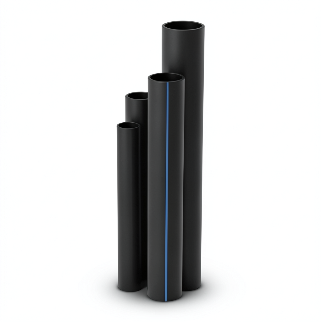HDPE Pipes SDR 17.6 Outside Diameter 140 mm Thickness 8.0 mm Black